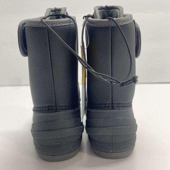 Cat & Jack Toddler Faux Leather Winter Boots Waterproof Sz 5 - Picture 6 of 6